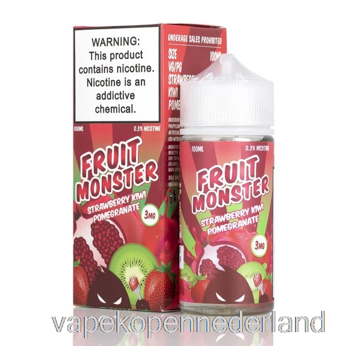 Elektronische Sigaret Vape Aardbei Kiwi Granaatappel - Fruitmonster - 100ml 3mg